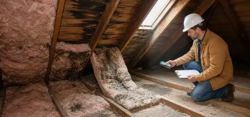 Attic water damage in Kaukauna, WI by Boyle Water Damage Restoration